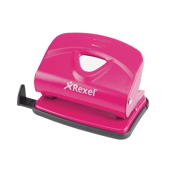 V210-Pink-600x600-1.jpg Rexel V210 (2-Hole) 10 Sheet Punch