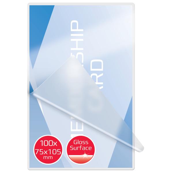 gbc_3740303_v5_72_600_600.jpg GBC Card™ Pouch Gloss 75x105mm 250 micron
