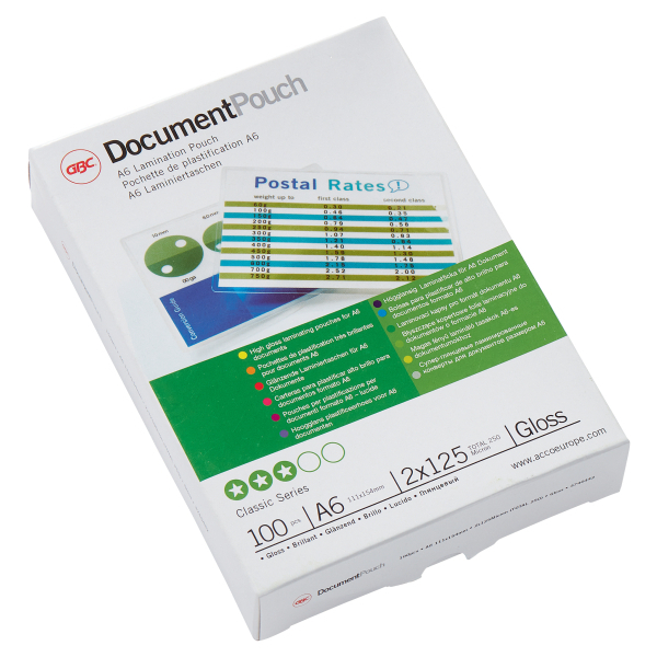 gbc_3740442_pg_72_600_600.jpg GBC Document™ Pouch Gloss A6 150/250 micron
