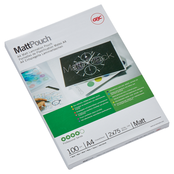 gbc_3747240_pg_72_600_600.jpg GBC Matt™ Pouch A4 150 micron