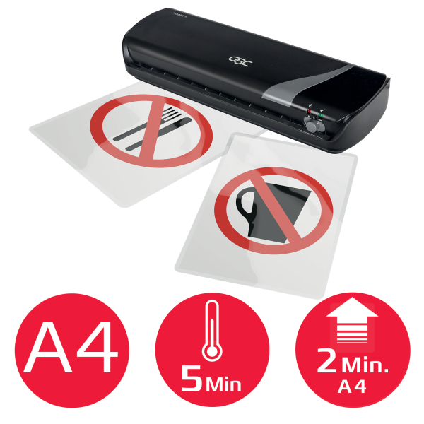 gbc_4402075_papersize_warmup_time_72_600_600.jpg GBC Inspire + A4 Laminator