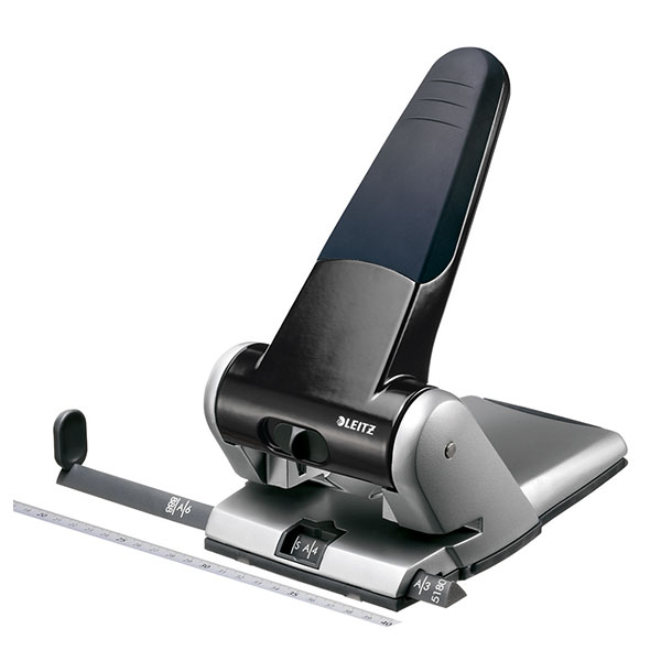 Leitz 5180 NeXXt Heavy Duty (2 hole) 65 Sheet Punch - Silver
