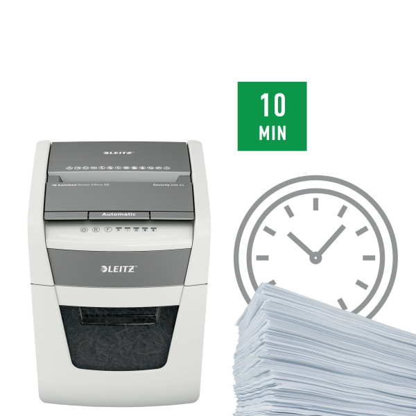 ll_8035_run_time_icon_etail_72_600_600.jpg Leitz IQ Autofeed Small Office 50 Automatic P4 Paper Shredder