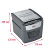 rx_2020045X_dimensions_etail_72_600_600-4.jpg Rexel Optimum AutoFeed+ 45X Automatic Cross Cut P4 Paper Shredder 2020045XEU