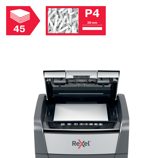 rx_2020045X_sheet_capacity_automatic_icon_etail_72_600_600-1.jpg Rexel Optimum AutoFeed+ 45X Automatic Cross Cut P4 Paper Shredder 2020045XEU