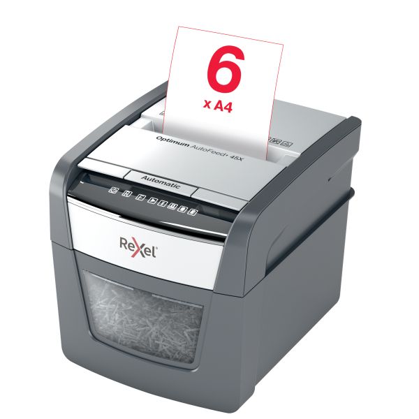 rx_2020045X_shredding_capacity_manual_icon_etail_72_600_600-2.jpg Rexel Optimum AutoFeed+ 45X Automatic Cross Cut P4 Paper Shredder 2020045XEU