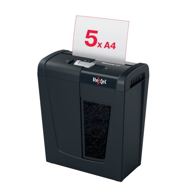 rx_2020121_shred_capacity_icon_etail_72_600_600.jpg Rexel Secure S5 Strip Cut P2 Paper Shredder 2020121SA