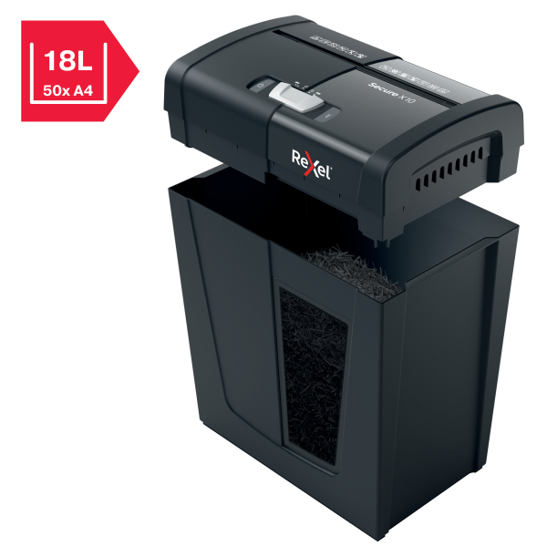 Rexel Secure X10 Cross Cut P4 Paper Shredder