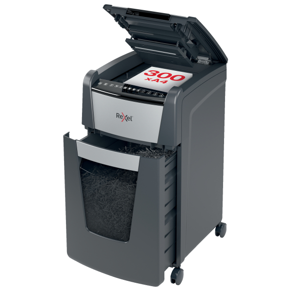 rx_2020300M_capacity_autofeed_etail1_72_600_600.jpg Rexel Optimum AutoFeed+ 300X Automatic Cross Cut P4 Paper Shredder 2020300XEU