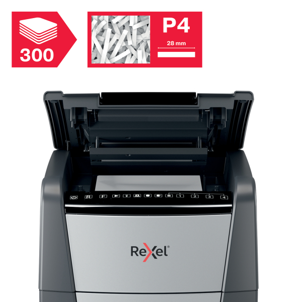 rx_2020300X_sheet_capacity_automatic_icon_etail_72_600_600.jpg Rexel Optimum AutoFeed+ 300X Automatic Cross Cut P4 Paper Shredder 2020300XEU