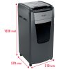 Rexel Optimum AutoFeed+ 600M Automatic Micro Cut P5 Paper Shredder