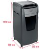Rexel Optimum AutoFeed+ 600X Automatic Cross Cut P4 Paper Shredder 2020600XEU