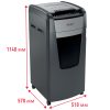 Rexel Optimum AutoFeed+ 750M Automatic Micro Cut P5 Paper Shredder 2020750MEU